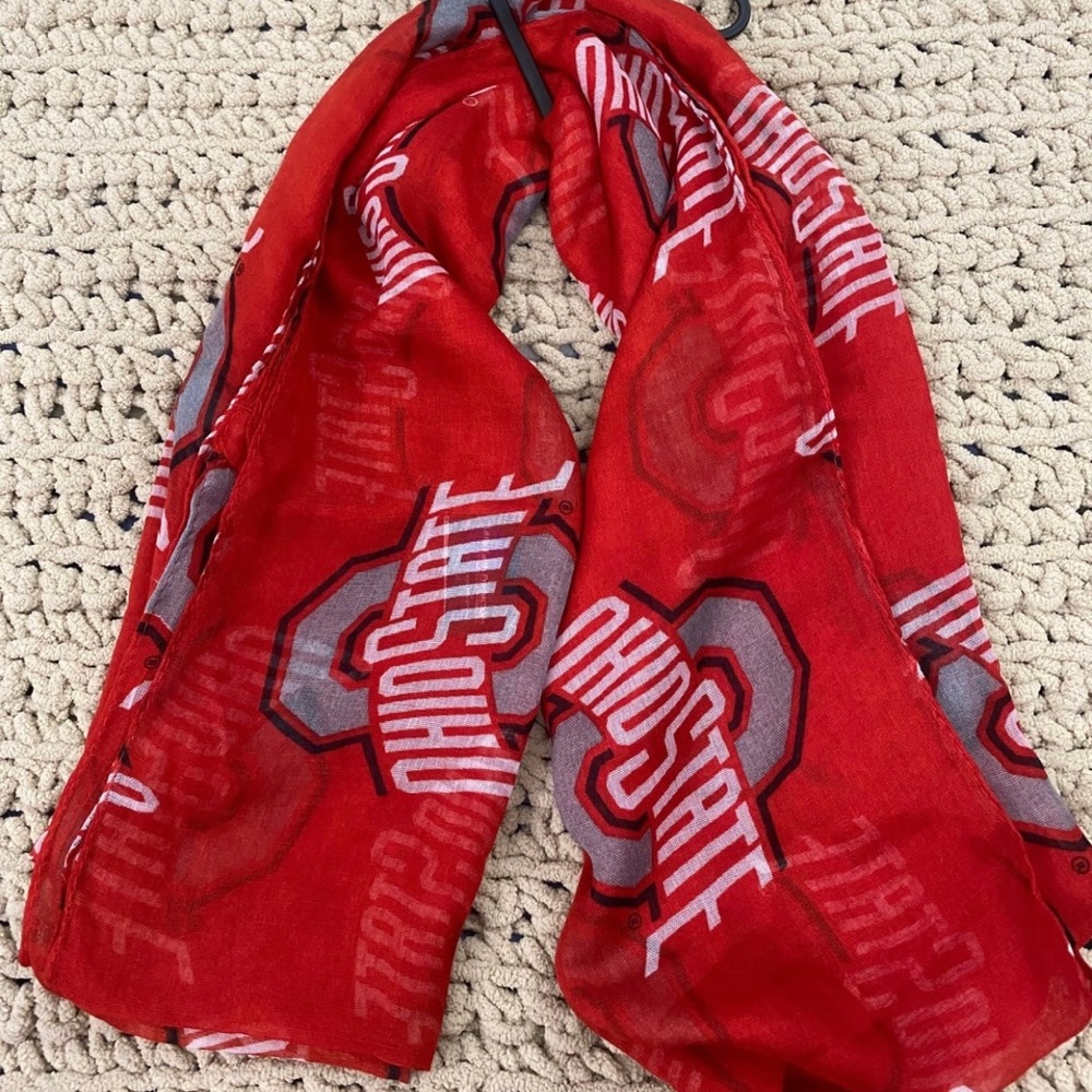 Ohio State University  70” X 25” Infinity Scarf